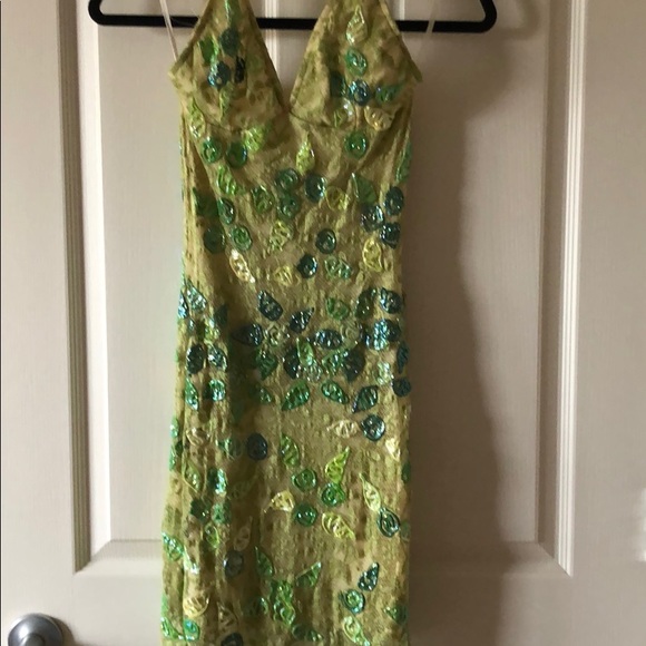 Hand painted one of a kind MIAMI dress! NeW - Picture 4 of 6